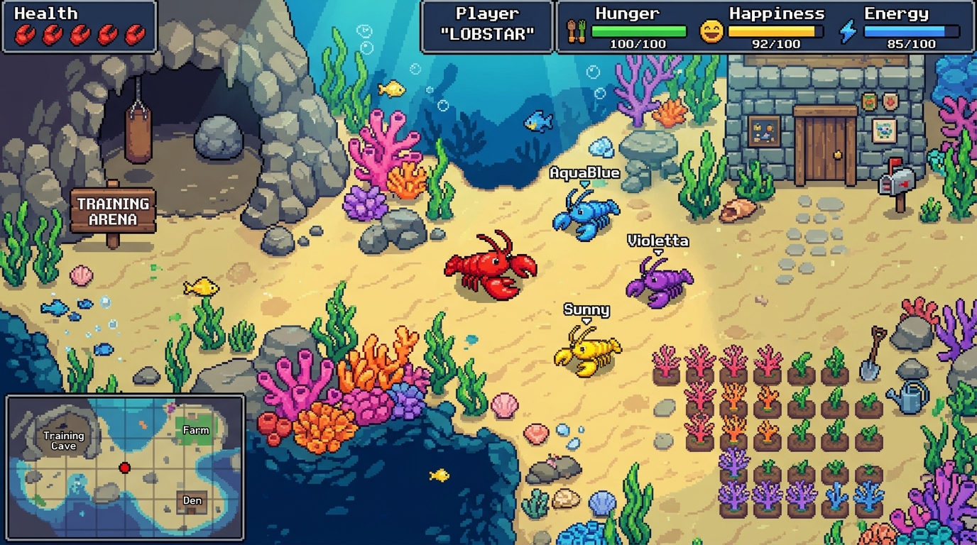 LobsterWorld Ocean Map